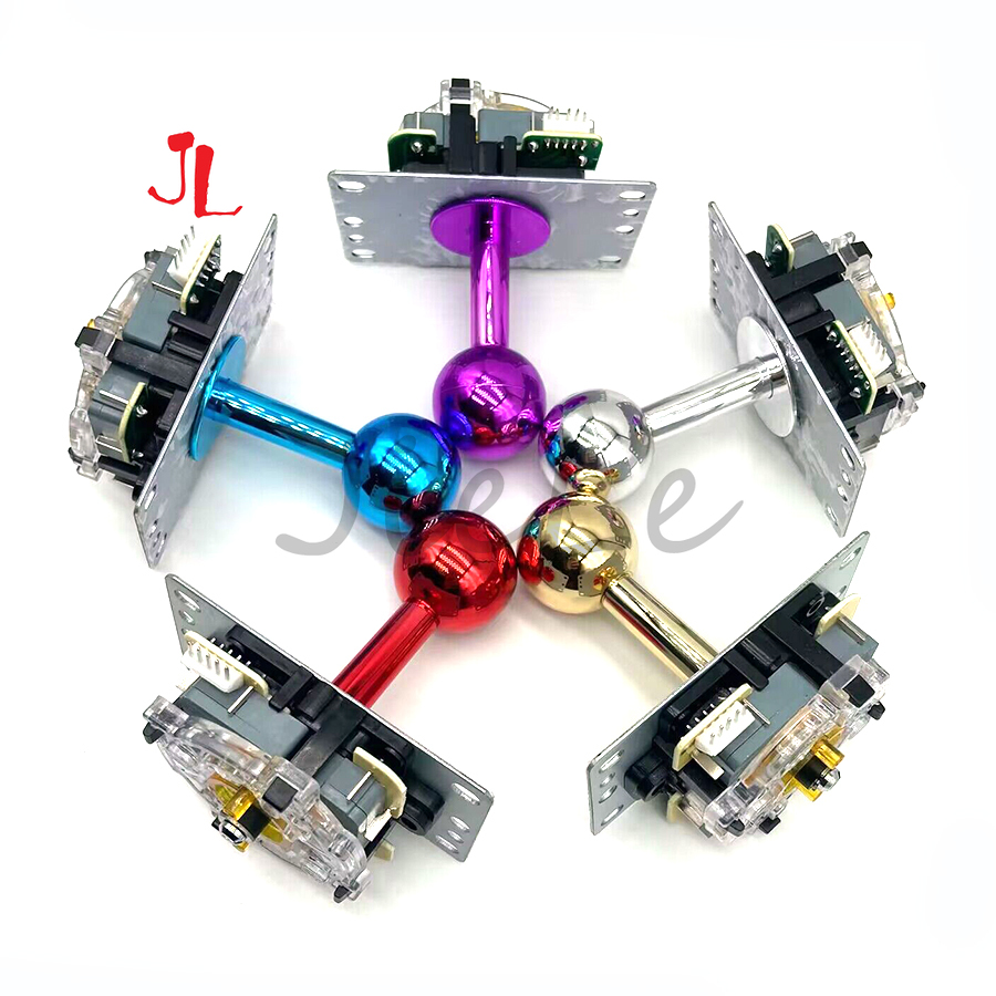 Arcade Joystick Sanwa Jlf Ball Top - Copia joystick cromato Sanwa JLF-CD, stick