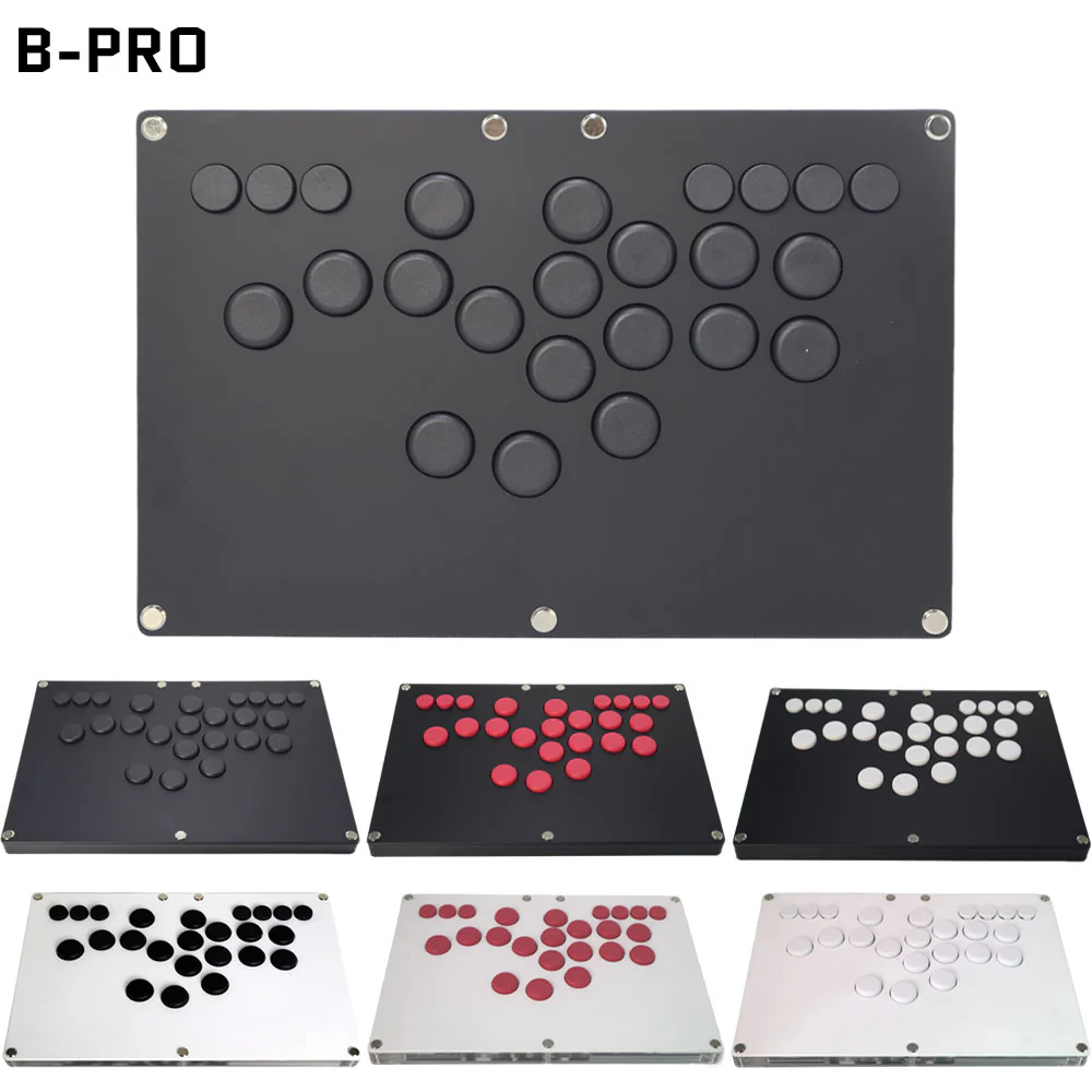Arcade Fight Stick Hitbox Leverless - Controller Arcade B-PRO Senza Leva con