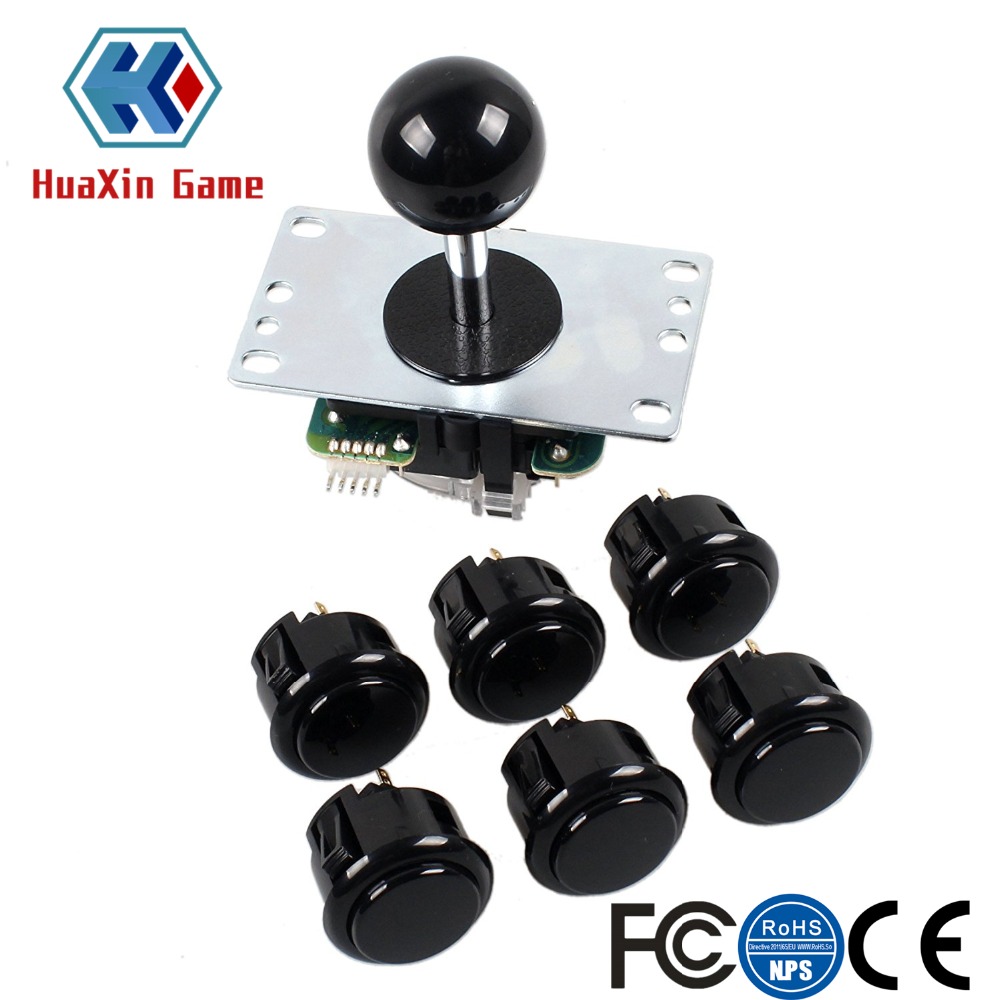 Arcade Joystick Sanwa Jlf Ball Top - Sanwa-JLF-TP-8YT Maniglia superiore a sfera nera,