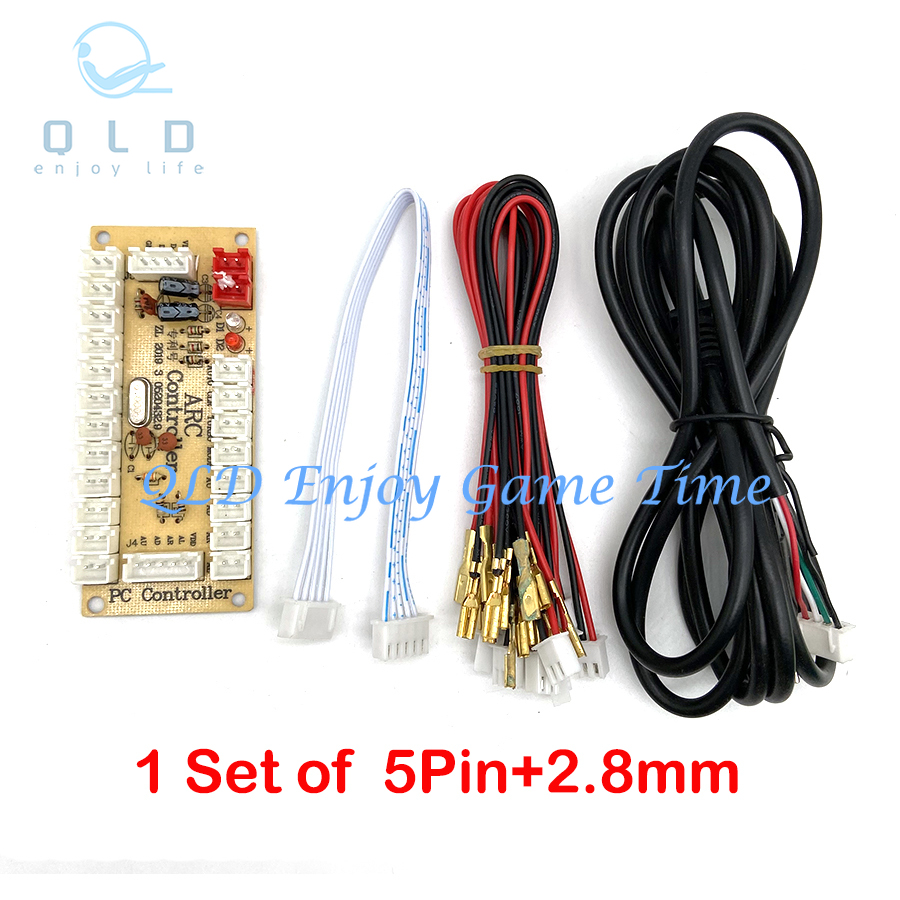 Arcade Cabinet Diy Kit 2 Player - Encoder USB a Latenza Zero per