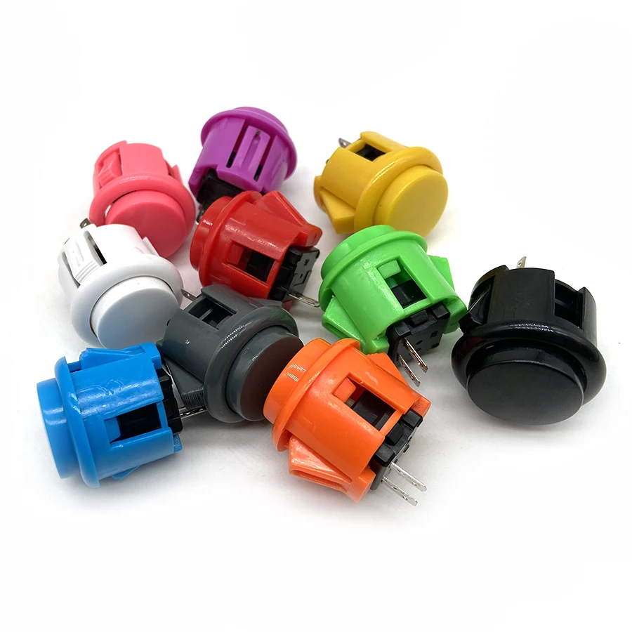 12 pezzi 24mm 30mm Pulsanti a  - Arcade Buttons 24Mm 30Mm Snap In recensione e prezzo
