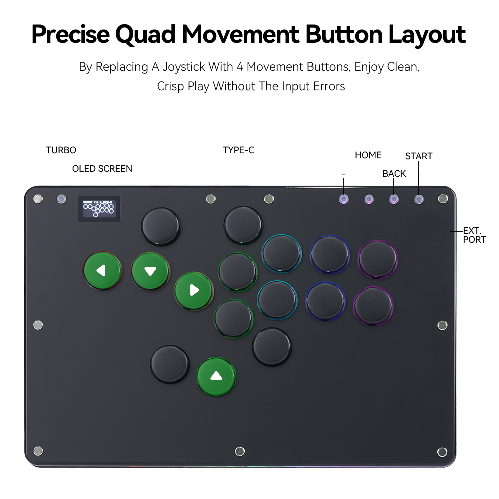 Haute42- COSMOX Joystick Arcad - Arcade Fight Stick Hitbox Leverless recensione e prezzo