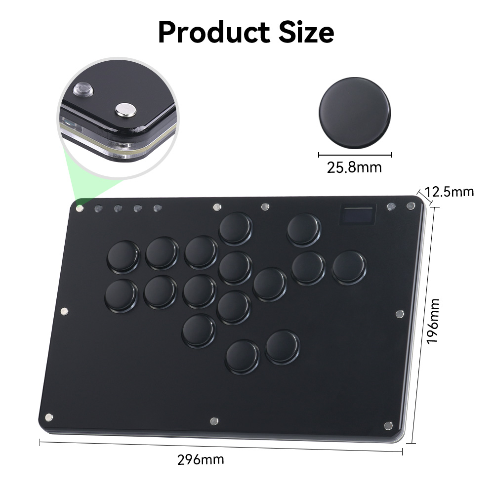 Haute42- COSMOX Joystick Arcad - Arcade Fight Stick Hitbox Leverless recensione e prezzo