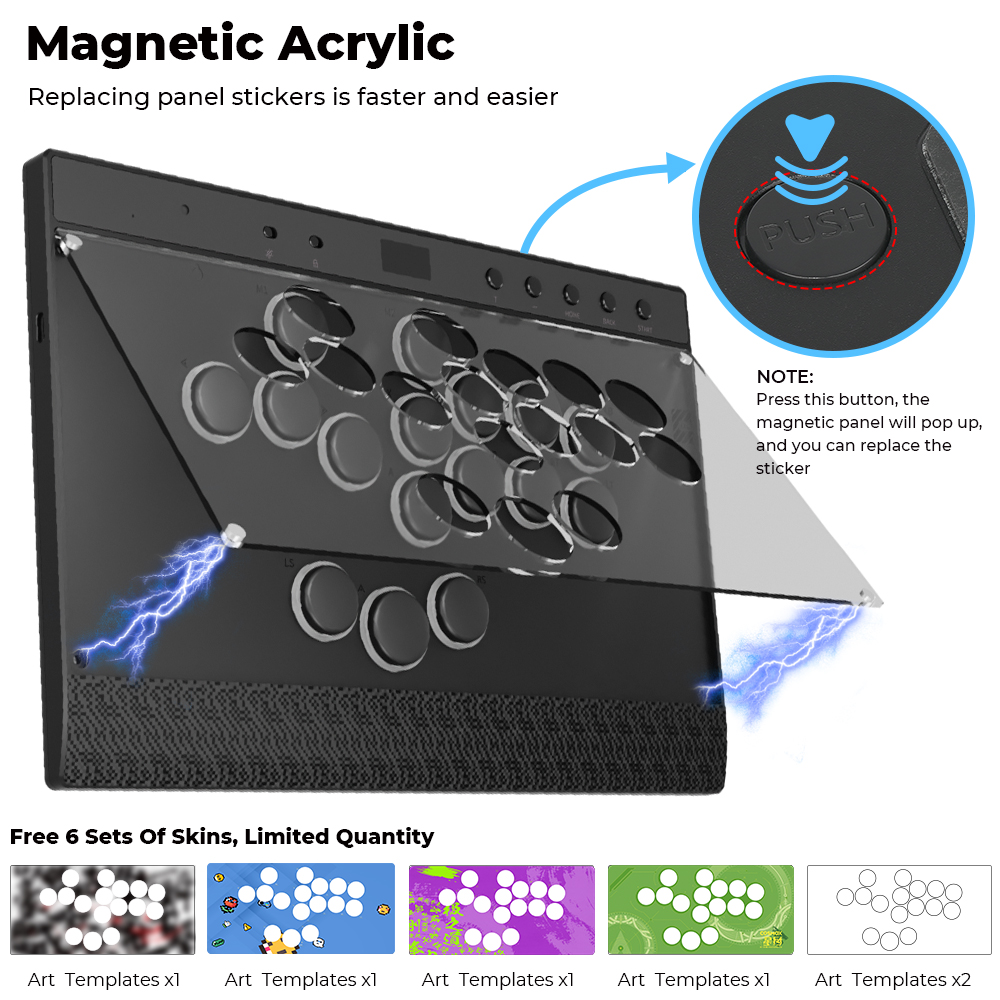 Controller Arcade Magnetico Se - Arcade Fight Stick Hitbox Leverless recensione e prezzo