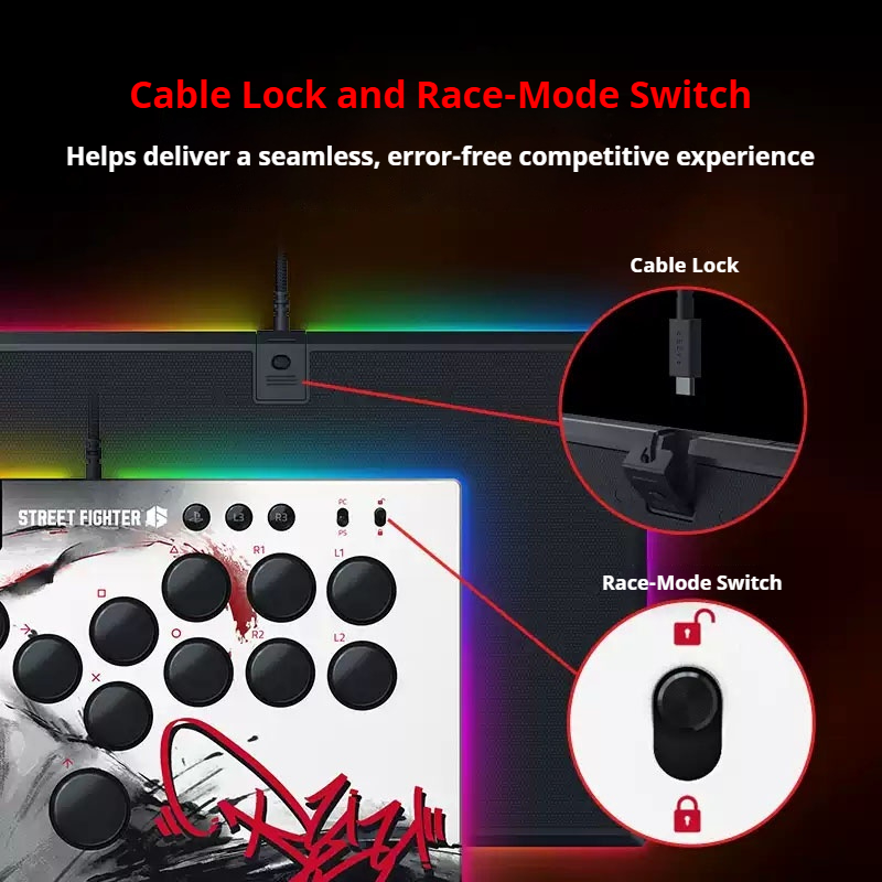 Razer Kitsune Ryu Street Fight - Arcade Fight Stick Hitbox Leverless recensione e prezzo