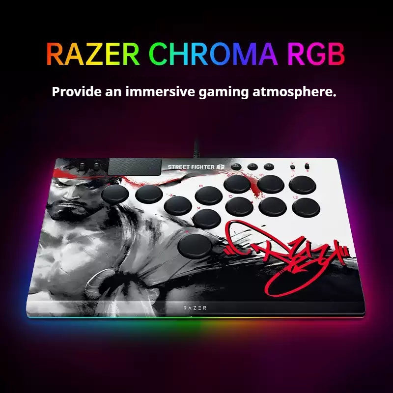 Razer Kitsune Ryu Street Fight - Arcade Fight Stick Hitbox Leverless recensione e prezzo