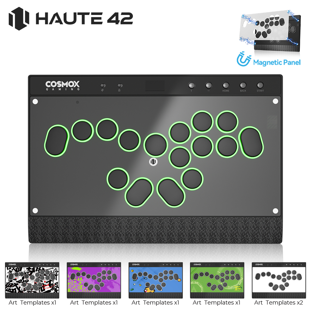 Haute42 Joystick magnetico C16 - Arcade Fight Stick Hitbox Leverless recensione e prezzo