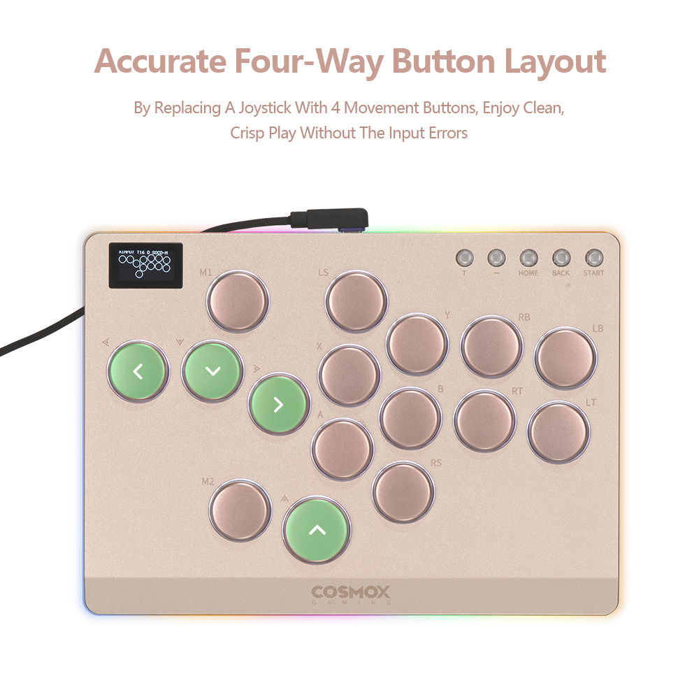 Controller Arcade Haute42 in L - Arcade Fight Stick Hitbox Leverless recensione e prezzo