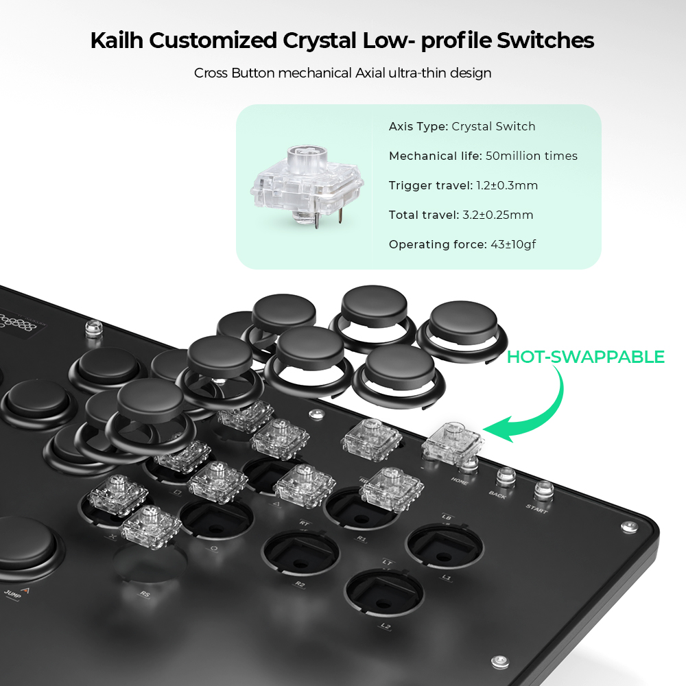 Joystick Arcade Haute42 FightS - Arcade Stick For Ps5 Pc Switch recensione e prezzo