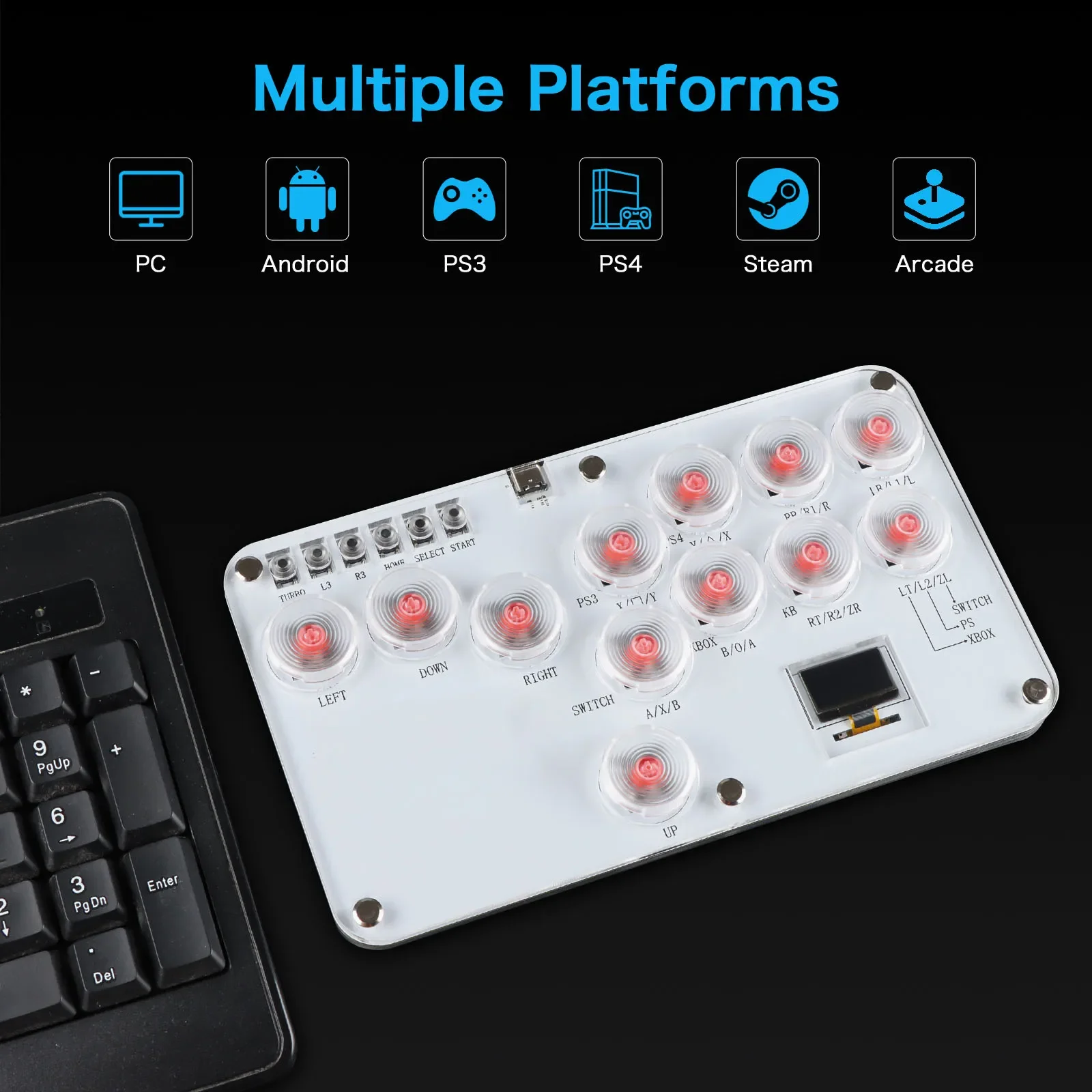 Hitbox Controller senza leva F - Arcade Fight Stick Hitbox Leverless recensione e prezzo