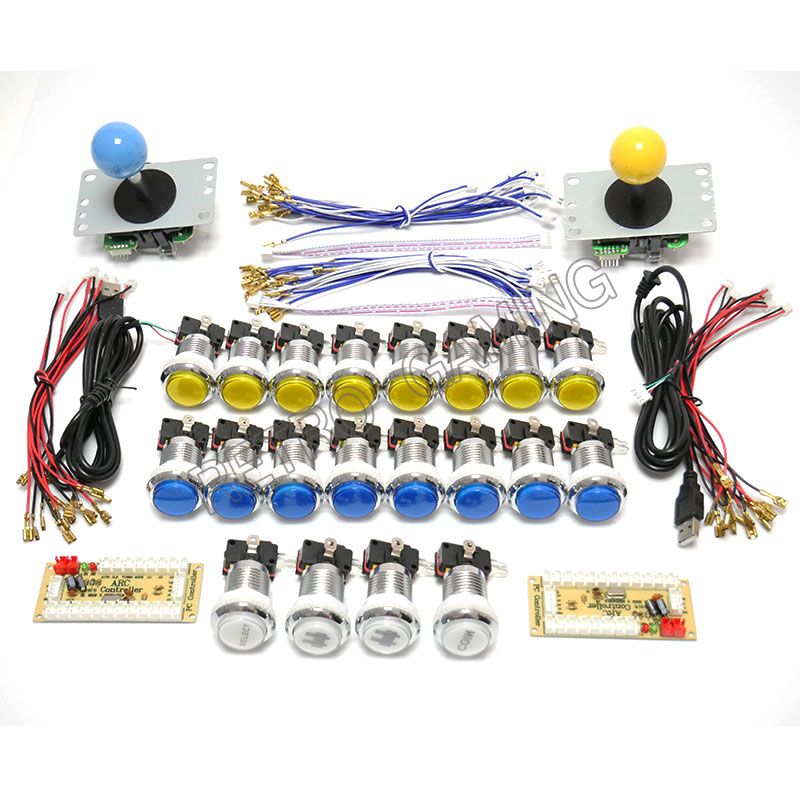 Nuovo Arcade Zero Delay USB En - Arcade Cabinet Diy Kit 2 Player recensione e prezzo
