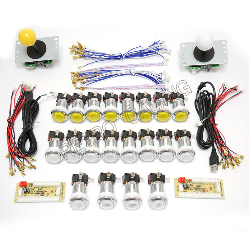 Nuovo Arcade Zero Delay USB En - Arcade Cabinet Diy Kit 2 Player recensione e prezzo
