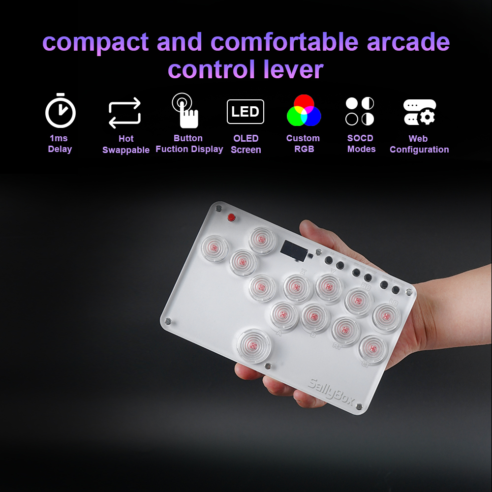 TicKnot Mini HitBox scd Fighti - Arcade Fight Stick Hitbox Leverless recensione e prezzo