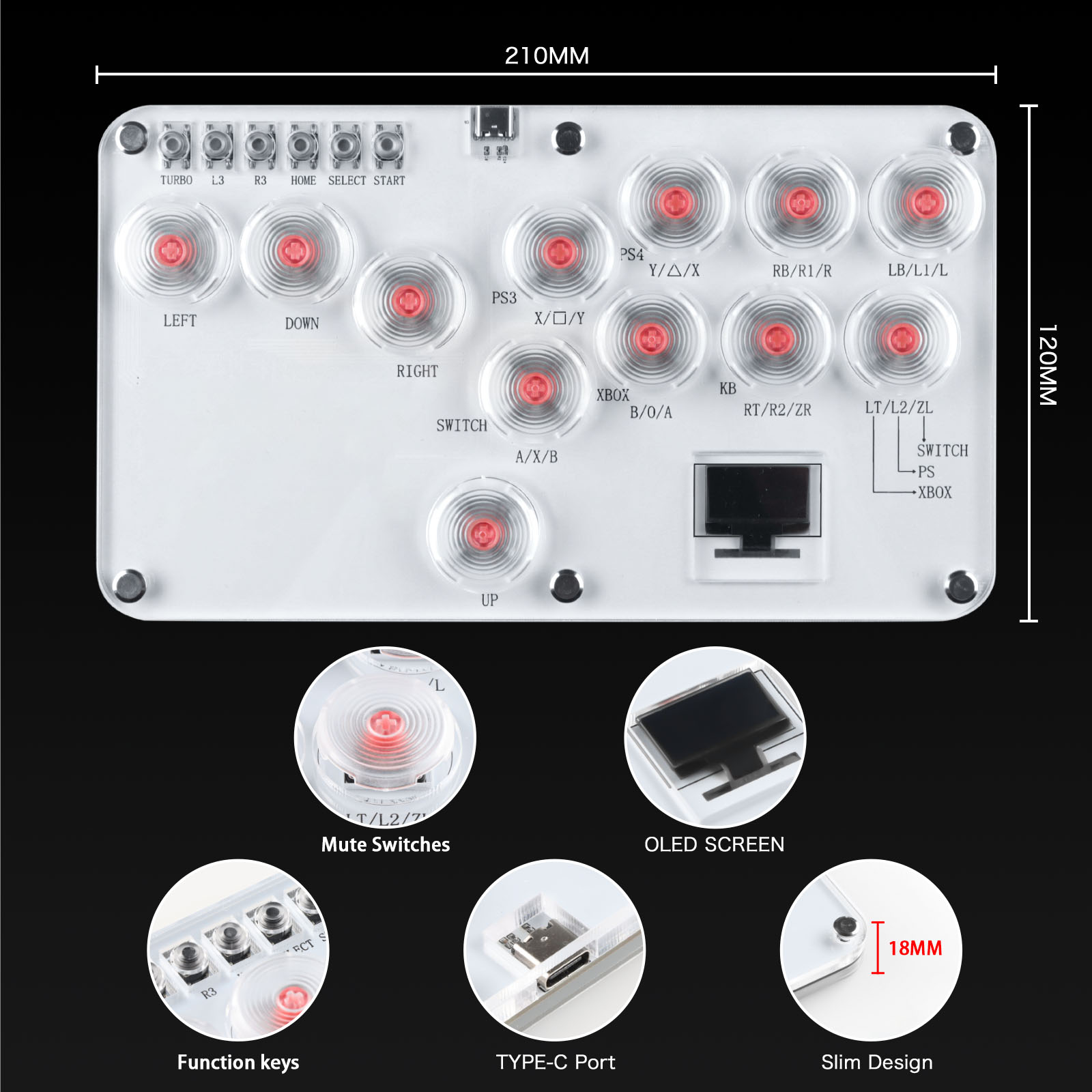 Hitbox Controller senza leva F - Arcade Fight Stick Hitbox Leverless recensione e prezzo