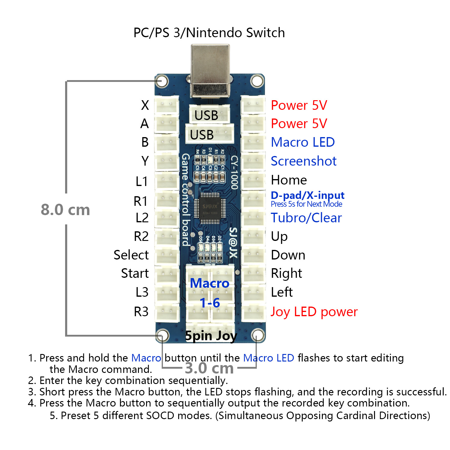Scheda Encoder USB per Giochi  - Arcade Encoder Board Zero Delay Usb recensione e prezzo