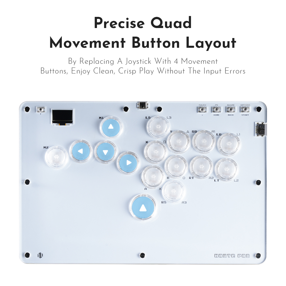 Haute42 Controle Arcade Joysti - Arcade Fight Stick Hitbox Leverless recensione e prezzo